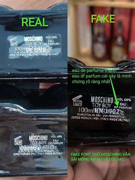 moschino original vs fake